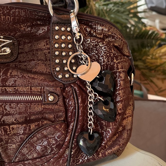 Kathy Van Zeeland Metallic Brown Shoulder Bag NWT - Picture 4 of 5